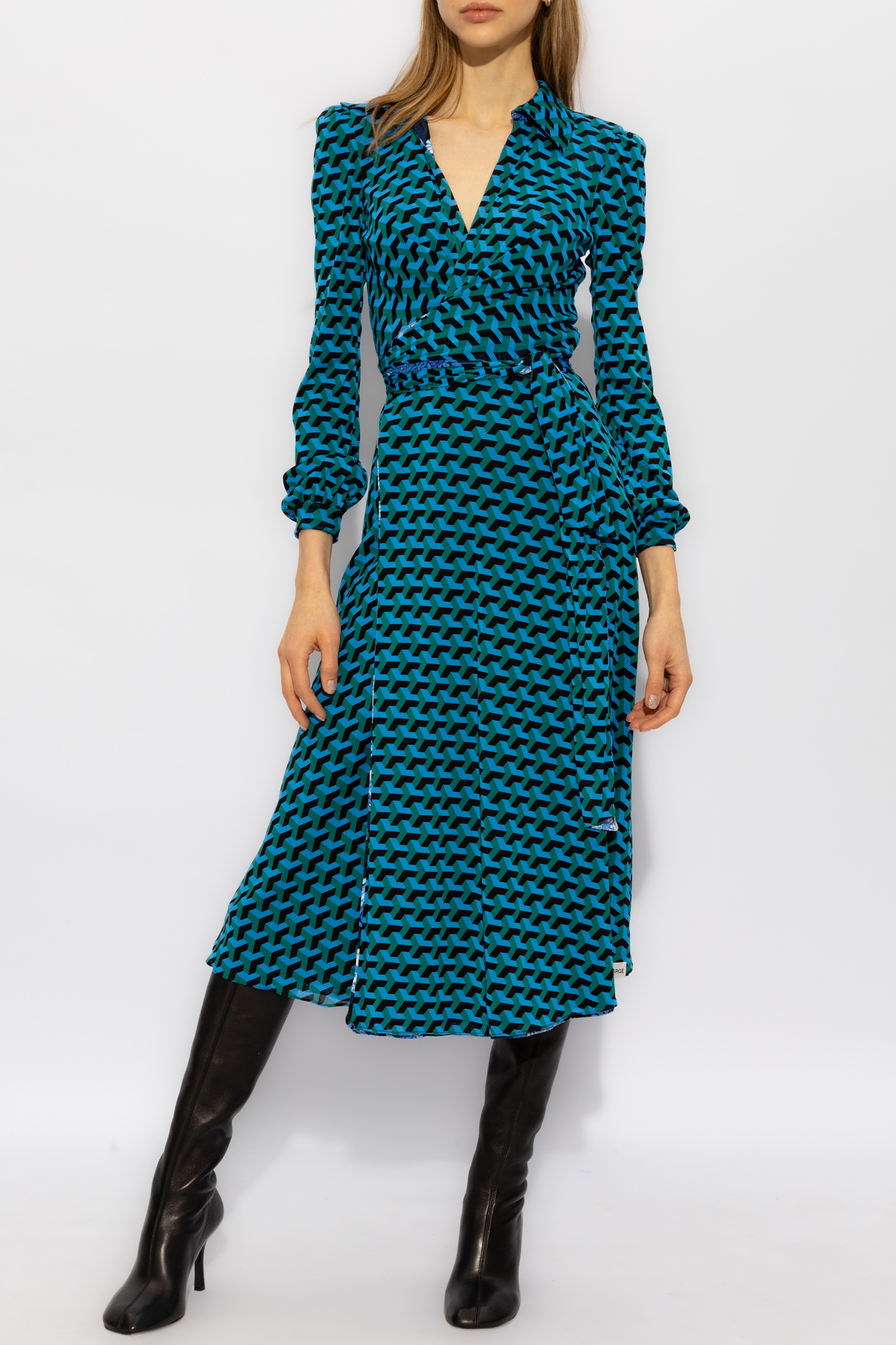 Dvf phoenix wrap outlet dress